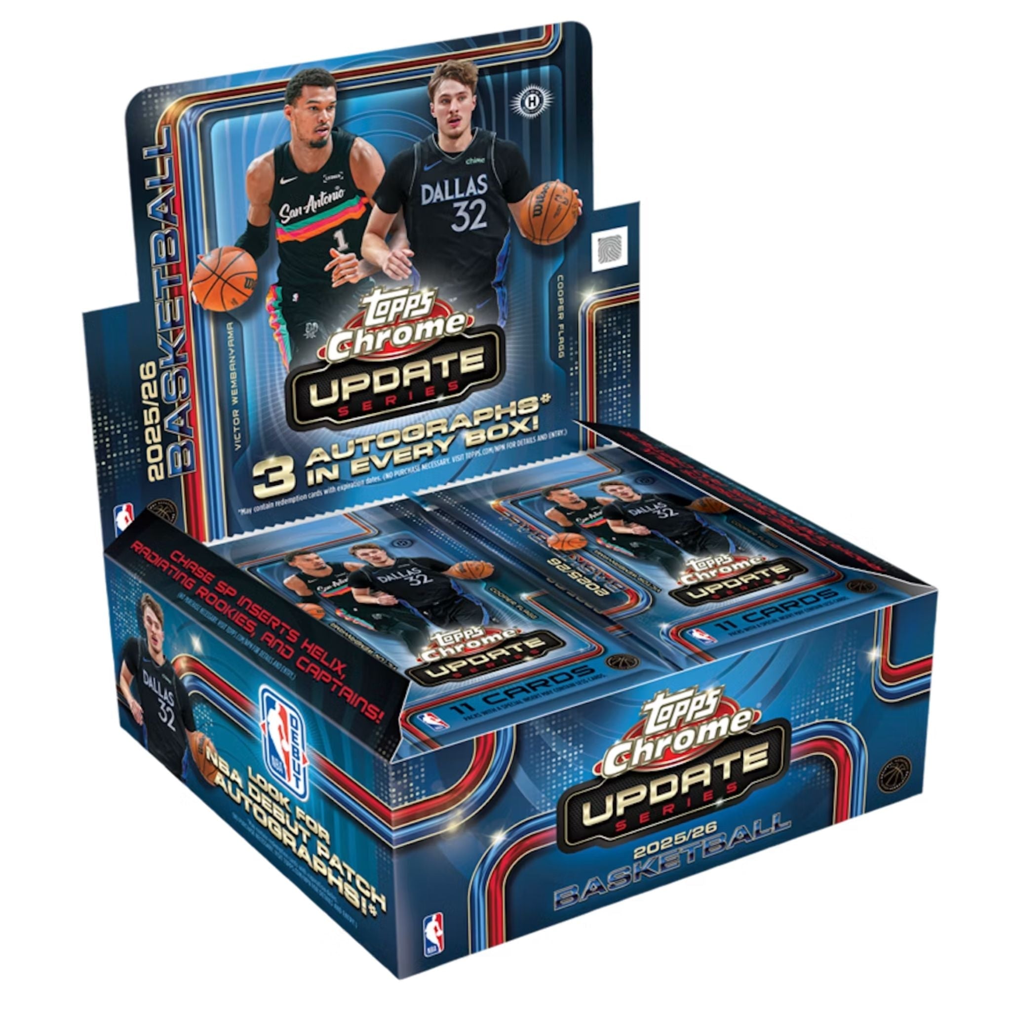 2025/26 Topps Chrome Update Basketball Jumbo Box - Image 1