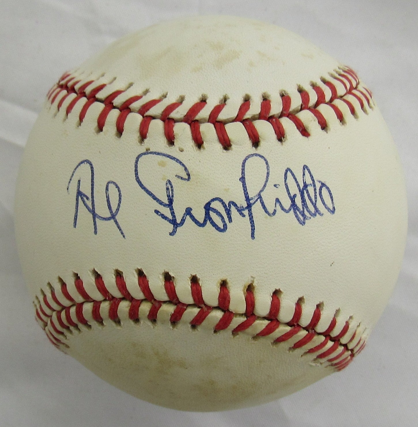 Al Gionfriddo Signed Rawlings Baseball JSA B19080 - Image 1