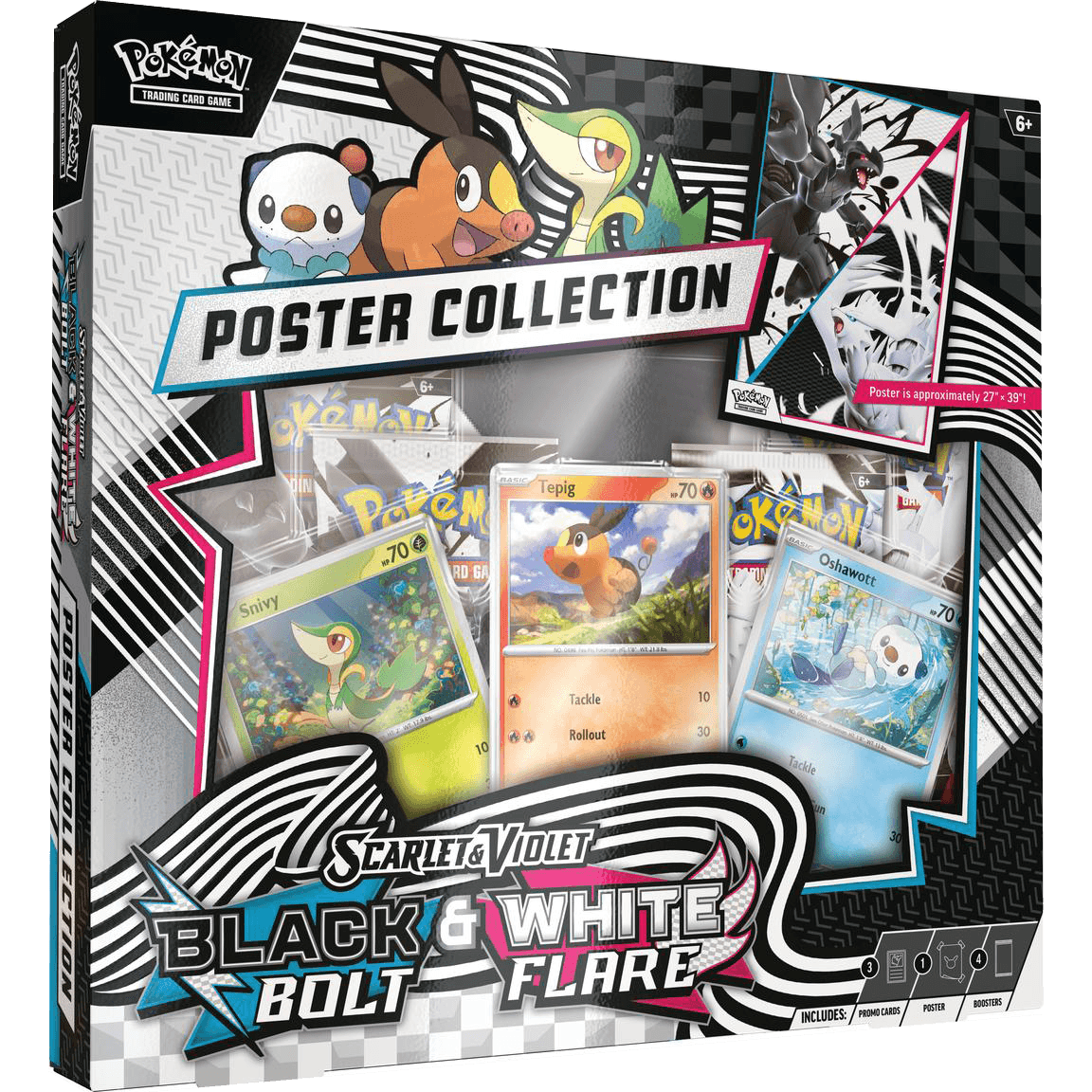 Unova Poster Collection (Black Bolt & White Flare) - Image 1