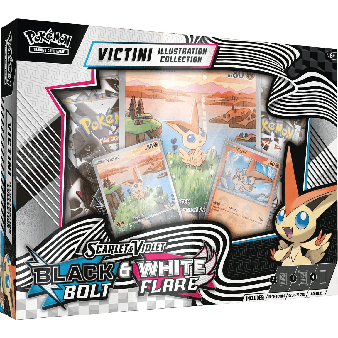 Unova Victini Illustration Collection (Black Bolt & White Flare) - Image 1