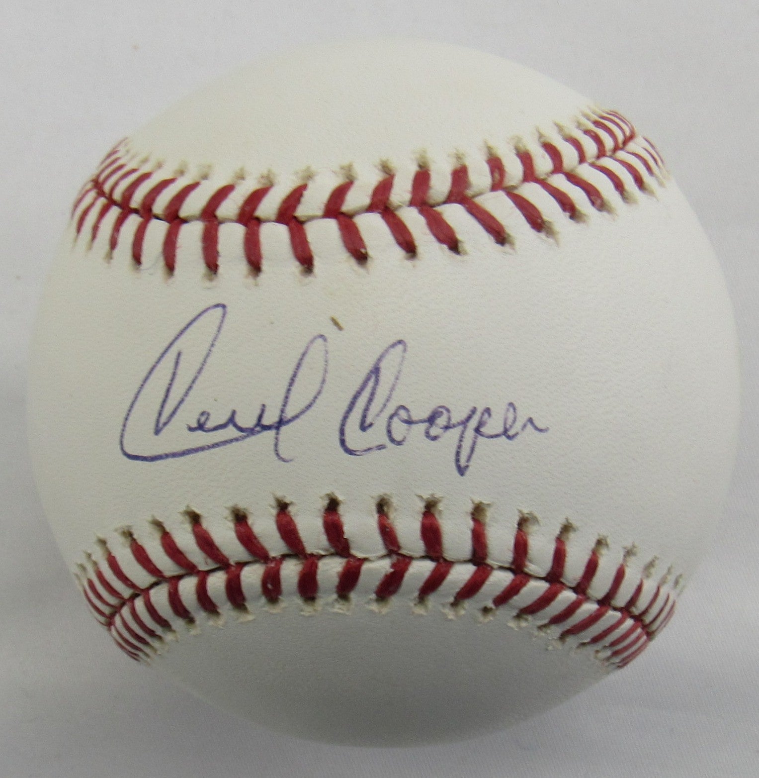 Cecil Cooper Signed Auto Rawlings Baseball Steiner Holo - Image 1