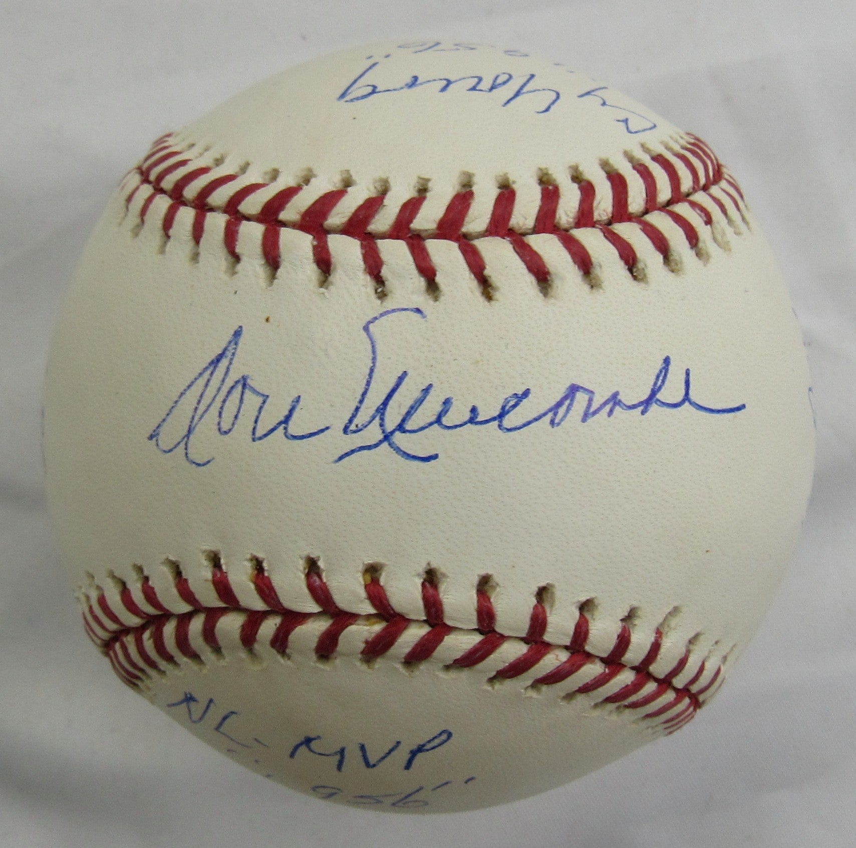 Don Newcombe Signed Auto "Stat" Rawlings Baseball w/ Insc Steiner Hologram - Image 1