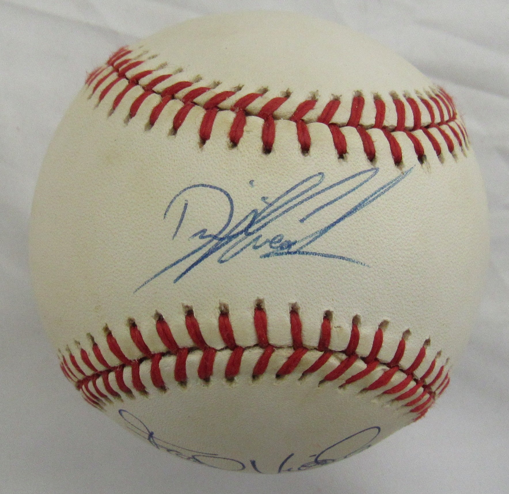 Dwight Gooden Frank Viola Signed Auto Rawlings Baseball - Image 1