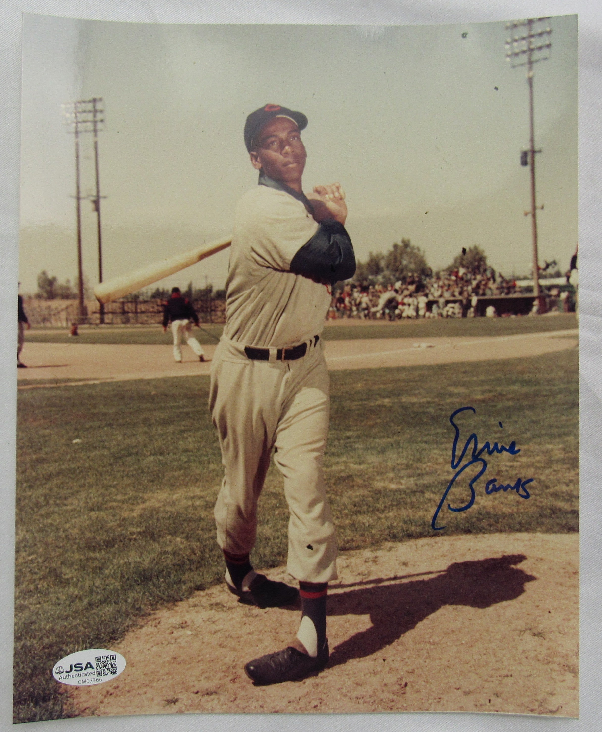 Ernie Banks Signed Auto 8x10 Photo JSA CM07366 - Image 1