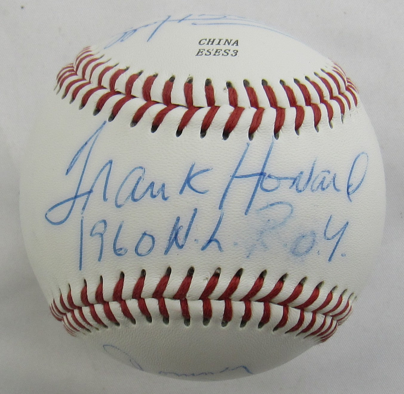 Frank Howard Tommy Davis Stan Bahnsen Toby Hall +1 More Signed Auto Baseball B171 - Image 1