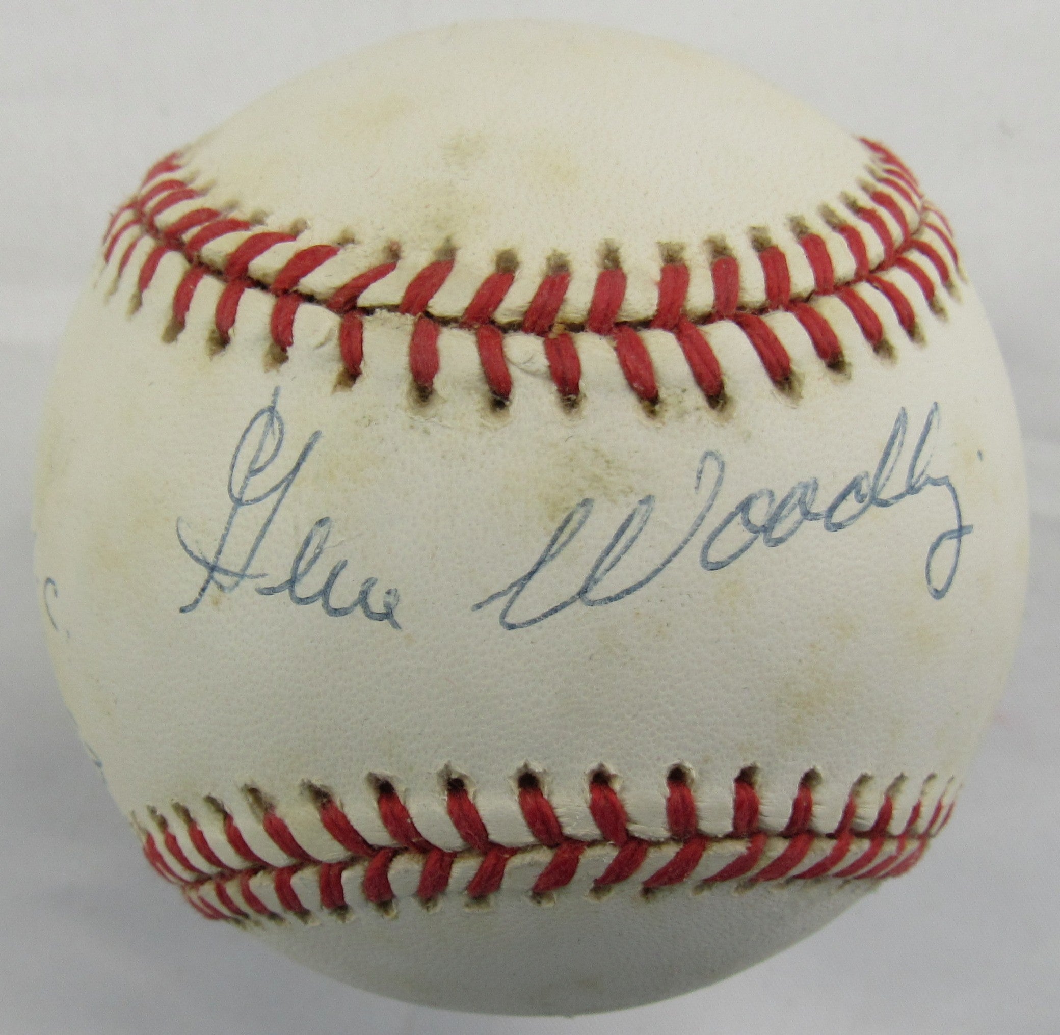 Gene Woodling Signed Auto Rawlings Baseball w/ Insc B170 - Image 1