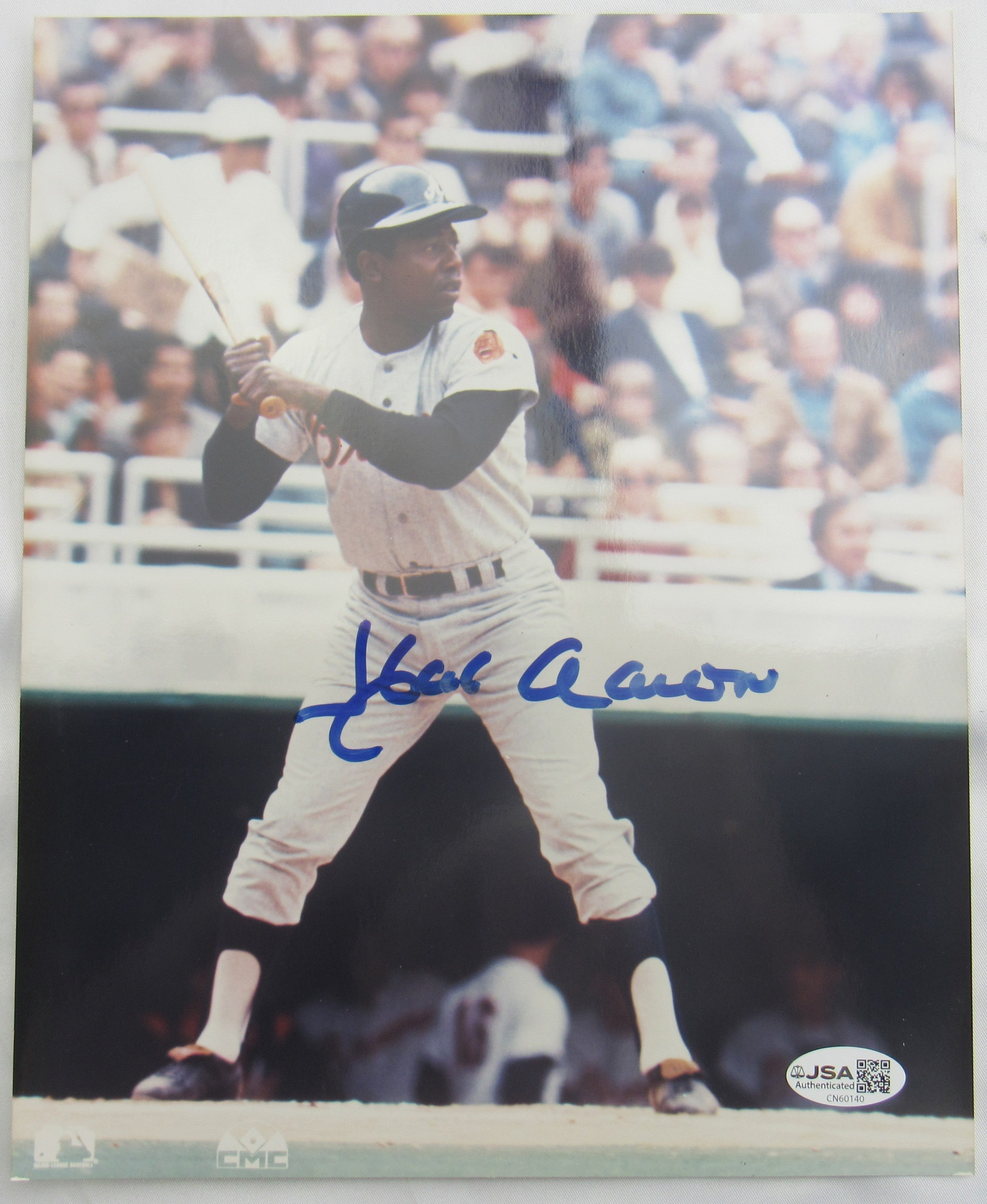 Hank Aaron Signed 8x10 Photo JSA CN60140 - Image 1