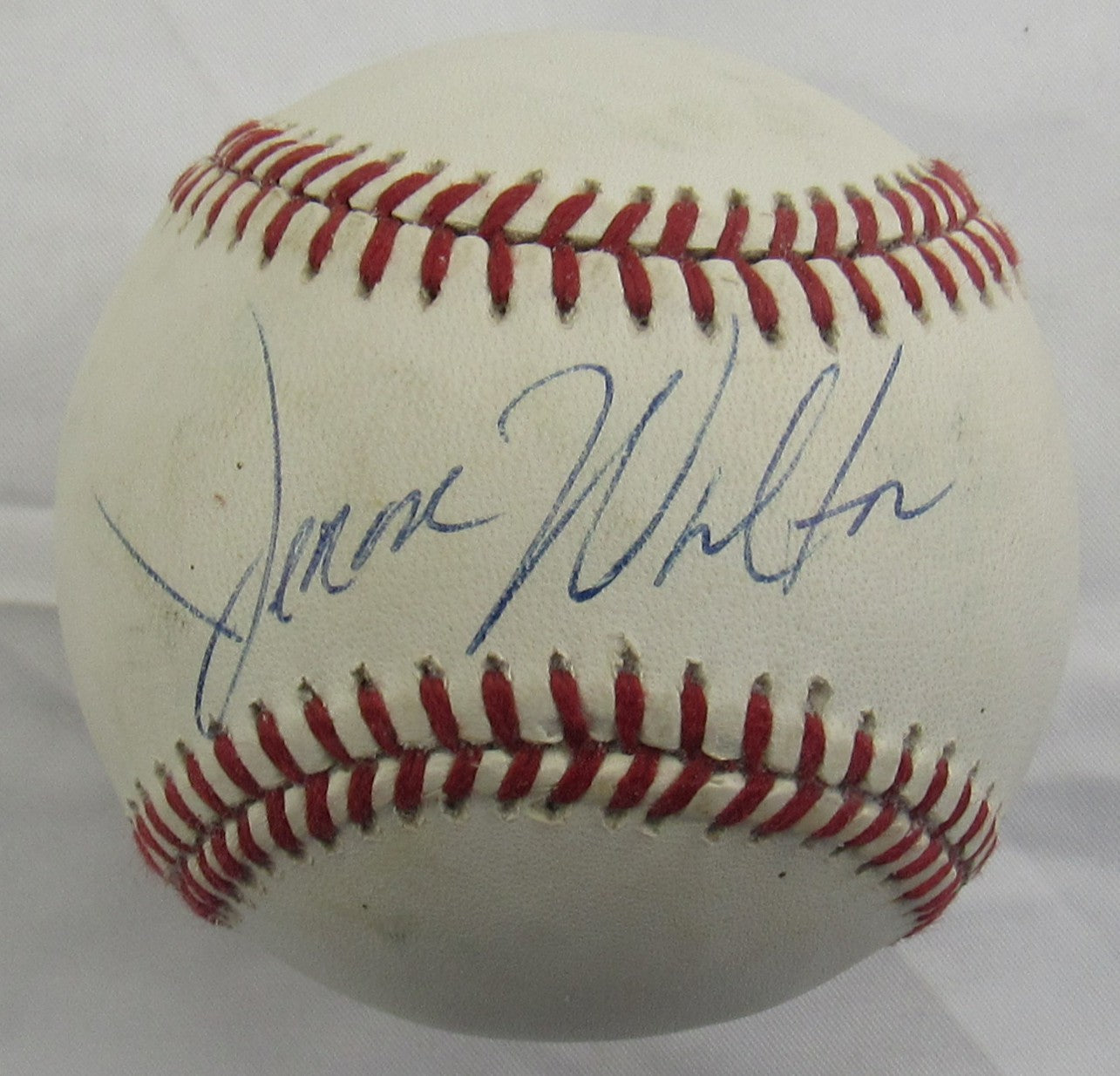 Jerome Walton Signed Auto Rawlings Baseball B160 IV - Image 1