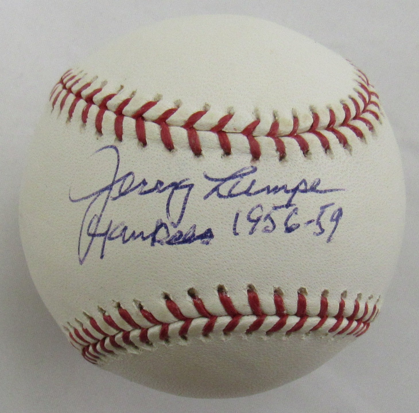 Jerry Lumpe Signed Auto Rawlings Baseball B163 - Image 1