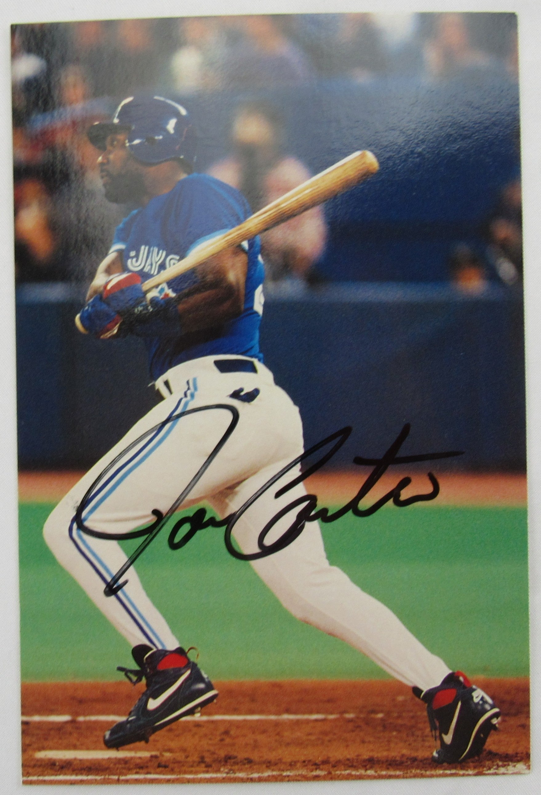 Joe Carter Signed 4x6 Photo Postcard - Image 1