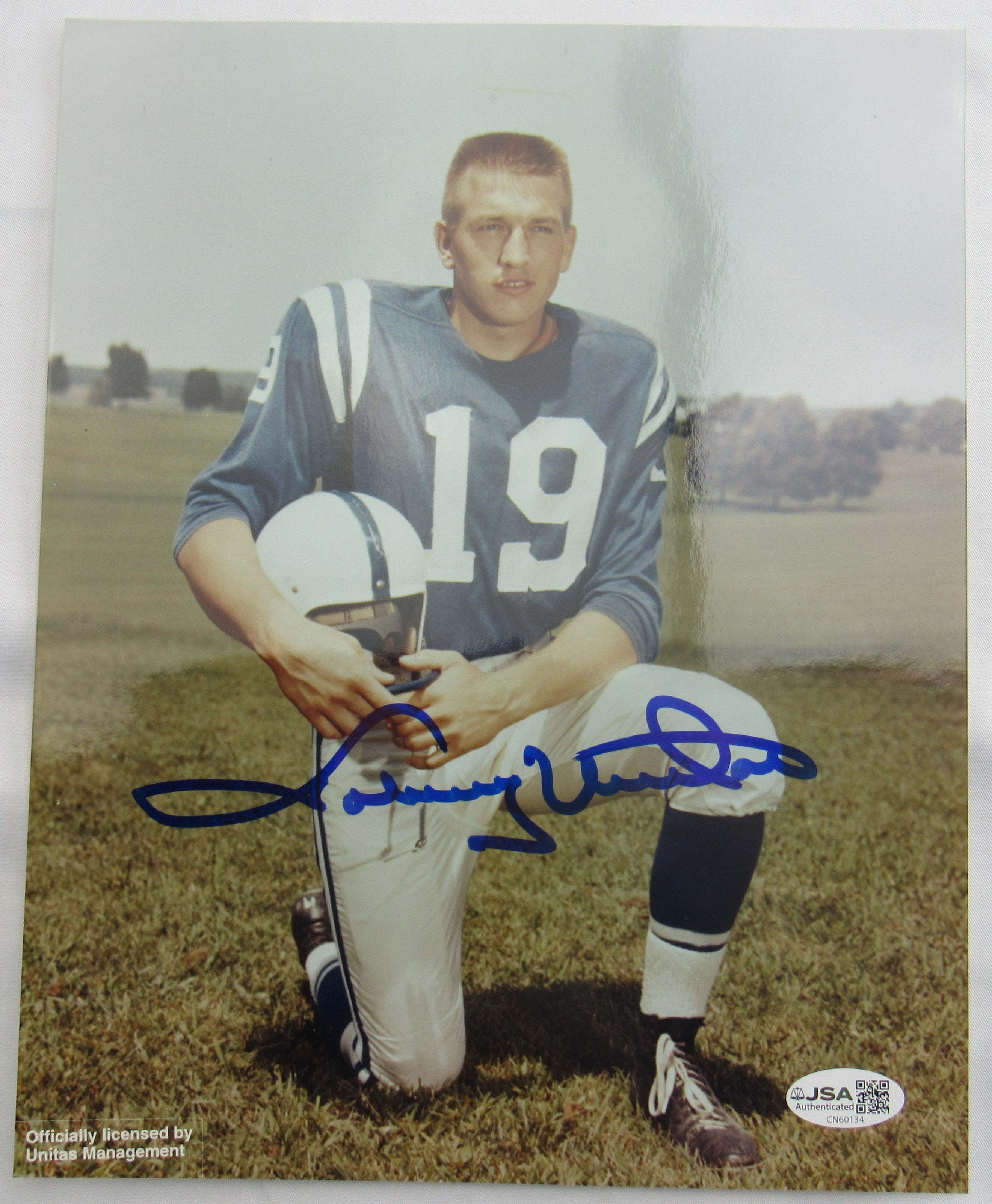 Johnny Unitas Signed 8x10 Photo CN60134 - Image 1