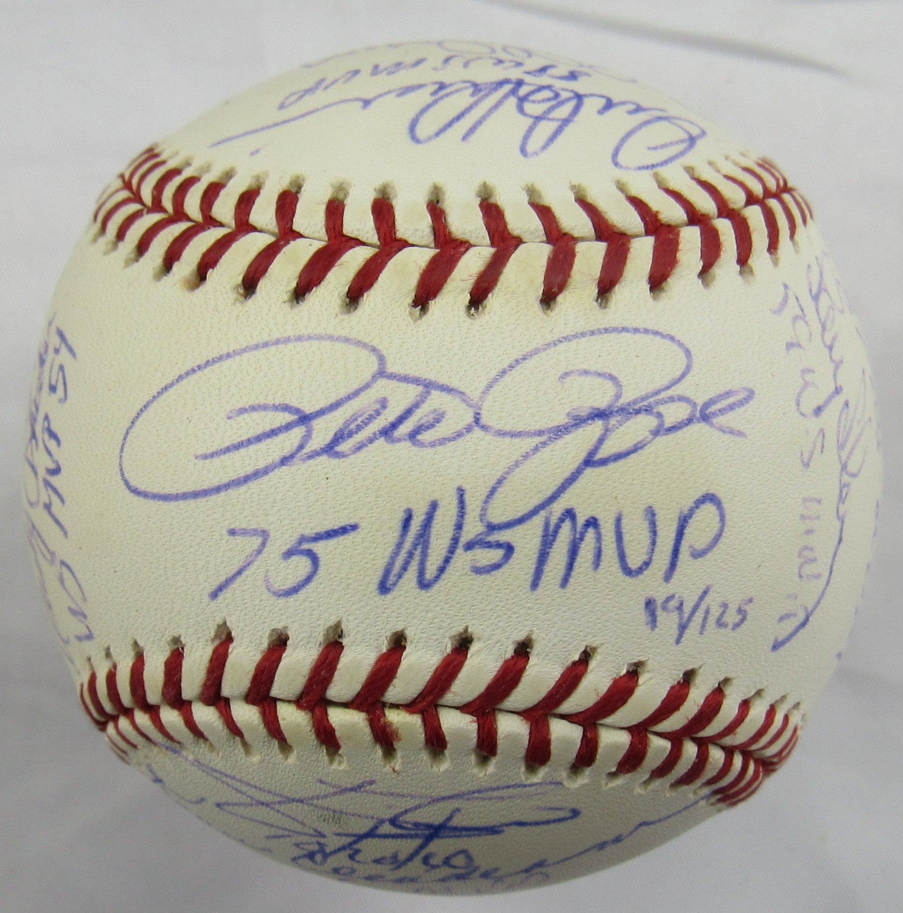 Multi Signed Auto Rawlings World Series MVP Baseball w/ Multiple Insc Steiner Hologram - Image 1