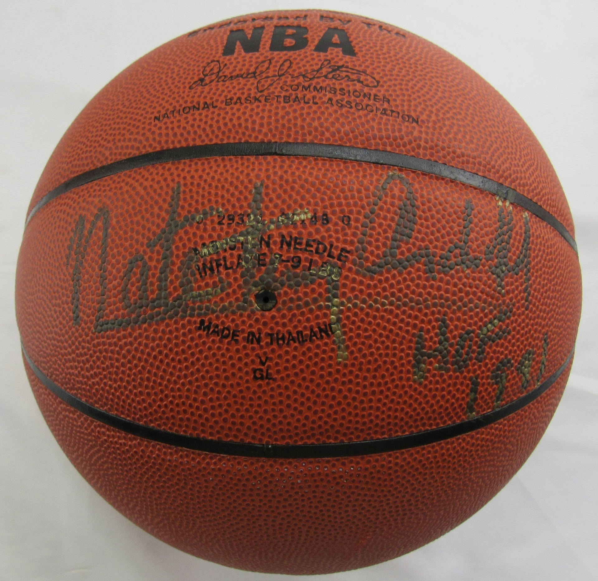 Nate Archibald Signed Auto Spalding Basketball JSA CM07456 - Image 1