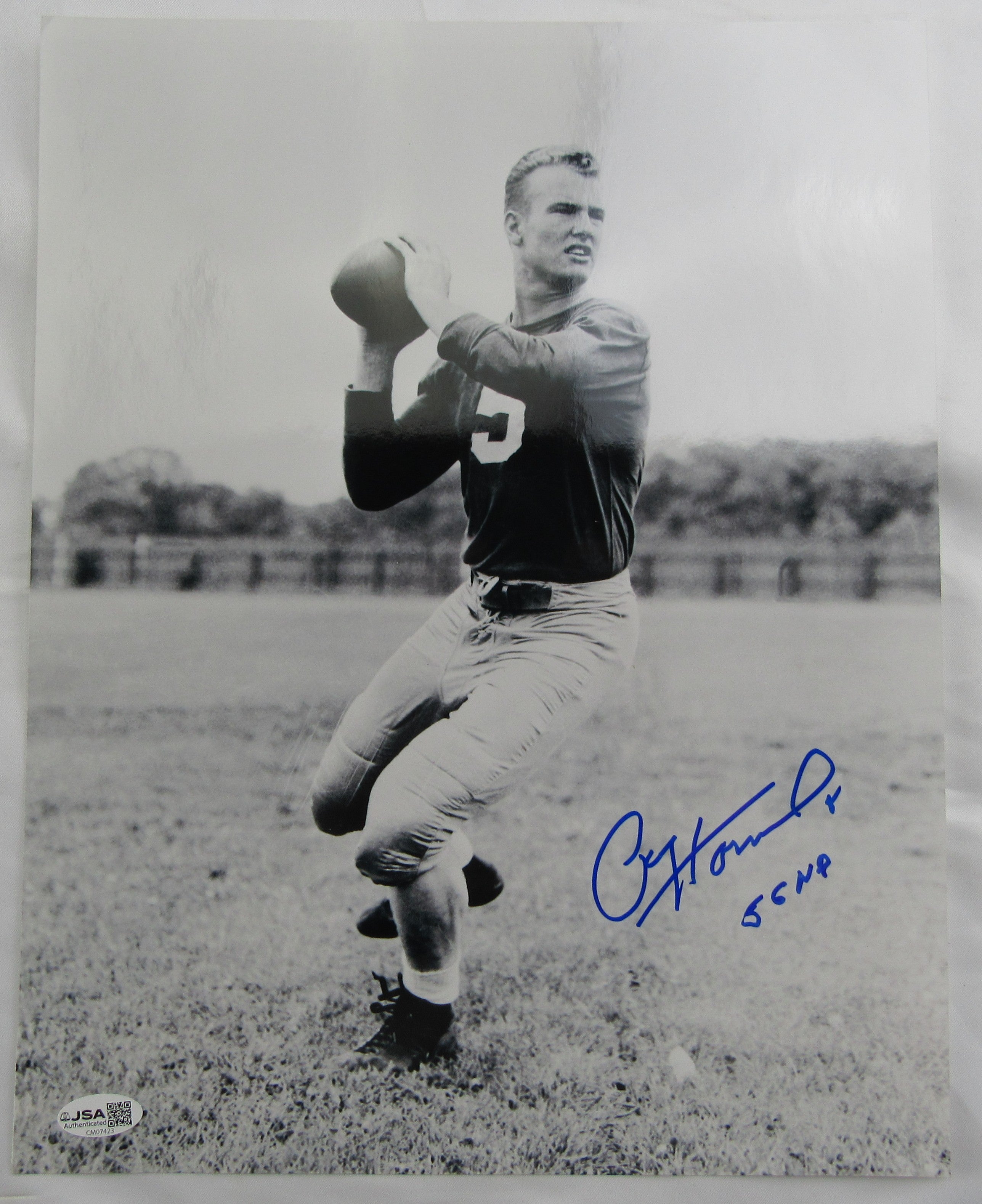 Paul Hornung Signed Auto 11x14 Photo JSA CM07423 - Image 1