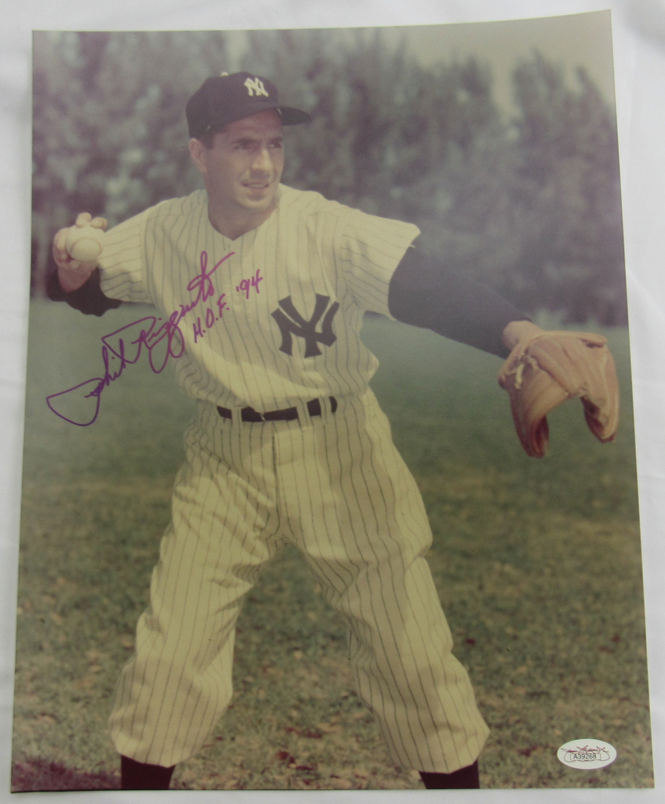 Phil Rizzuto Signed 11x14 Photo JSA A39268 - Image 1