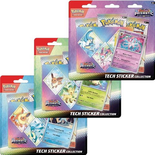 Pokémon TCG: Scarlet & Violet - Prismatic Evolutions - Tech Sticker Collection - Image 1