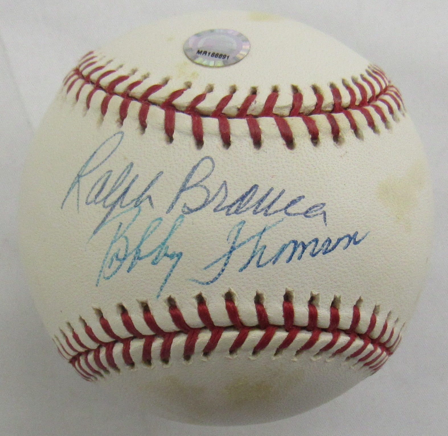 Ralph Branca Bobby Thomson Multi Signed Auto Baseball w/ MLB Hologram - Image 1