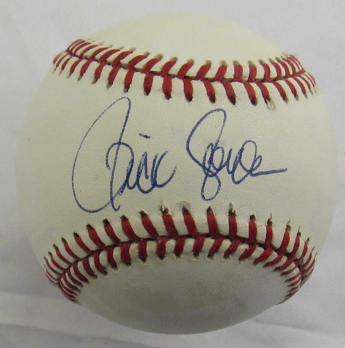 Ricky Jordan Signed Auto Rawlings Baseball B160 IV - Image 1