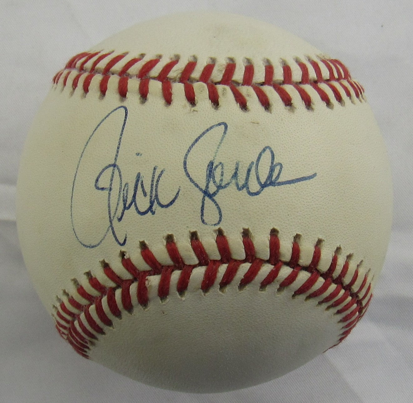 Ricky Jordan Signed Auto Rawlings Baseball B160 VII - Image 1