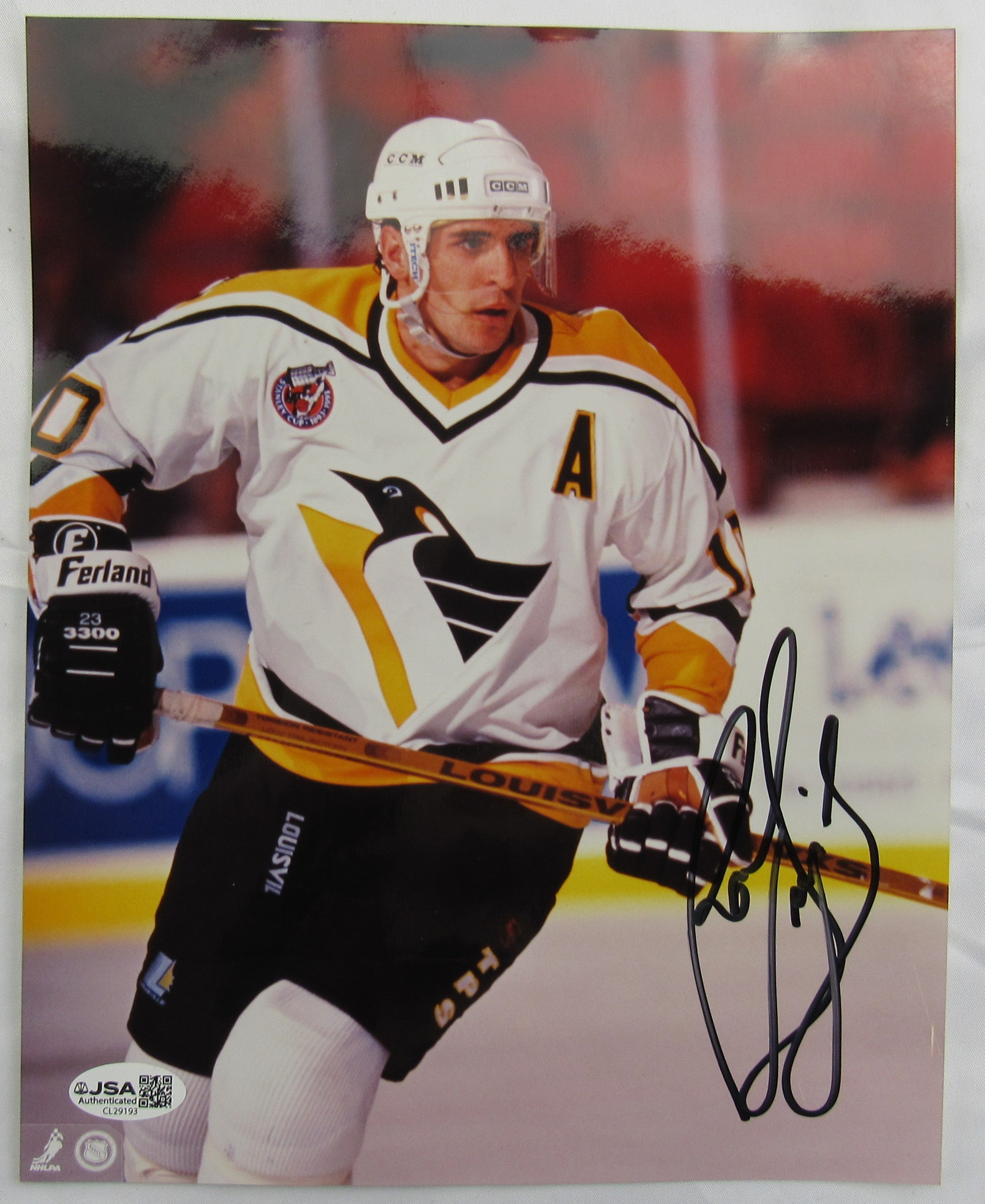 Ron Francis Signed 8x10 Photo JSA CL29193 - Image 1