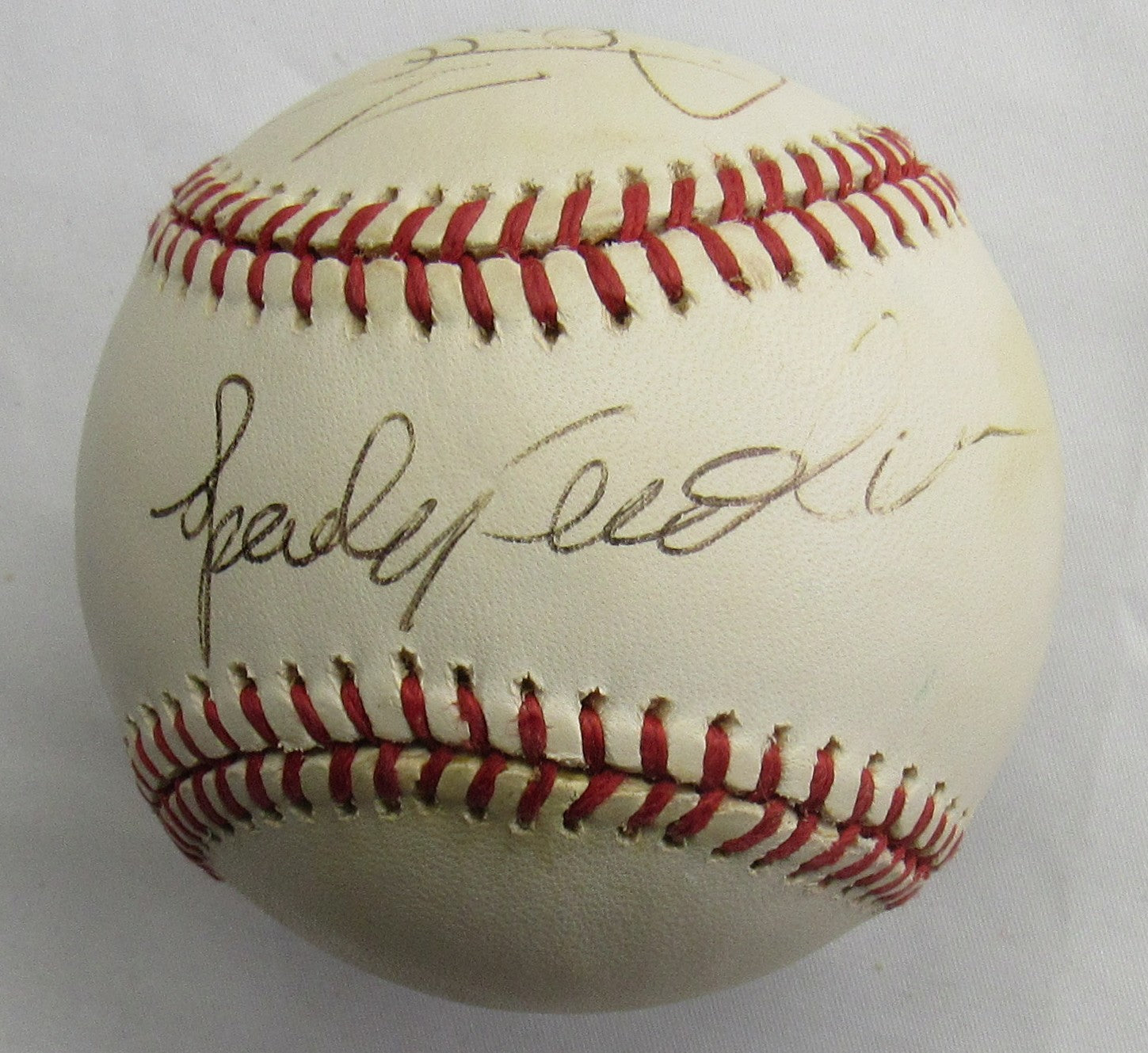 Sparky Anderson Cecil Fielder Signed Auto Baseball JSA CG96923 - Image 1