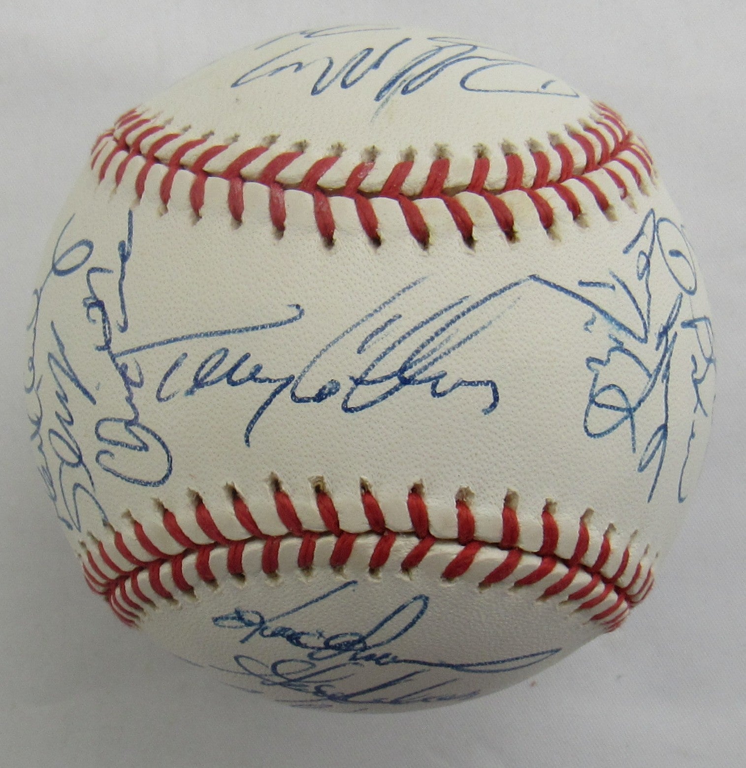 Terry Collins, Rickey Henderson, Tim Salmon and More Multi Signed Auto Baseball B171 - Image 1