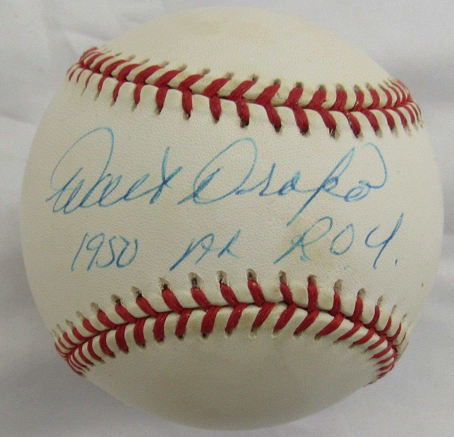 Walt Dropo Signed Auto Rawlings Baseball B162 - Image 1